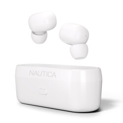 Nautica T300 TWS Earbuds With Charging Case White 