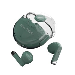 Nautica T320 TWS Earbuds With Charging Case Green - 2