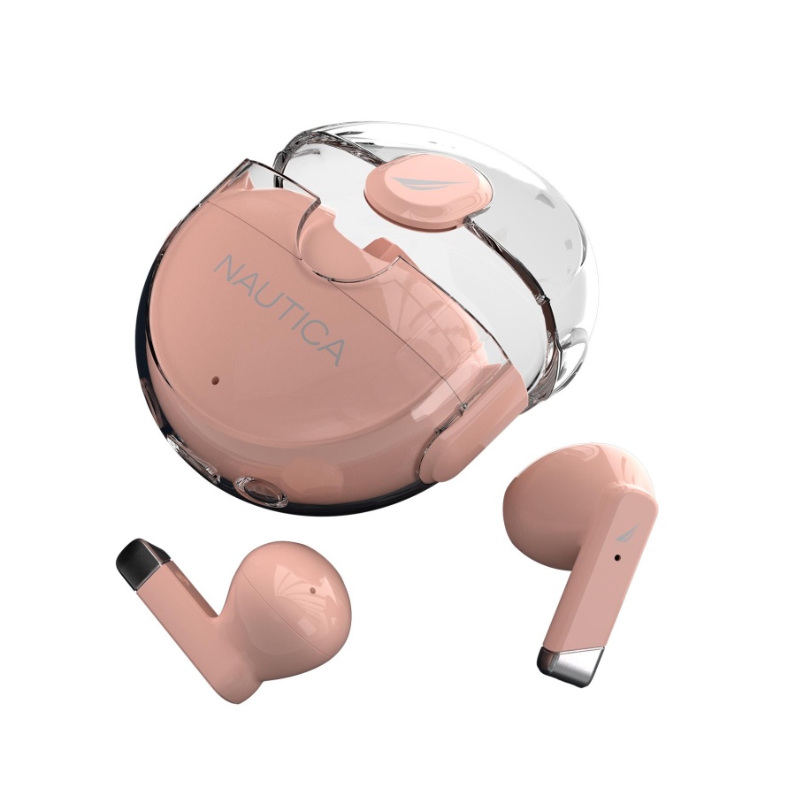 Nautica T320 TWS Earbuds With Charging Case Pink - 2