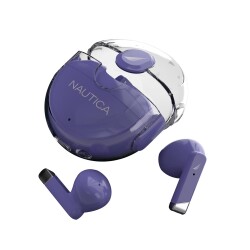 Nautica T320 TWS Earbuds With Charging Case Purple - 2