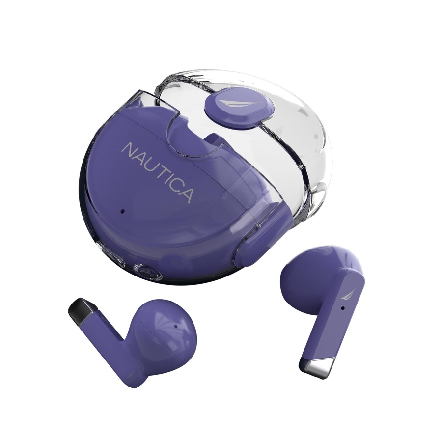 Nautica T320 TWS Earbuds With Charging Case Purple - 2