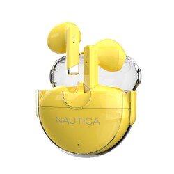 Nautica T320 TWS Earbuds With Charging Case Yellow - 1