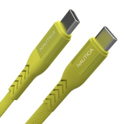 Nautica USB-C to USB-C Cable (4ft) Yellow 