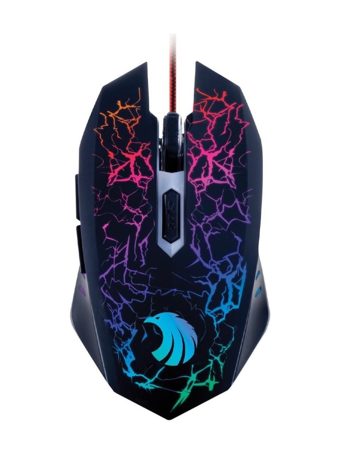 Polosmart PGM25 Kablolu Gaming Mouse & Mouse Pad Kırmızı - 1